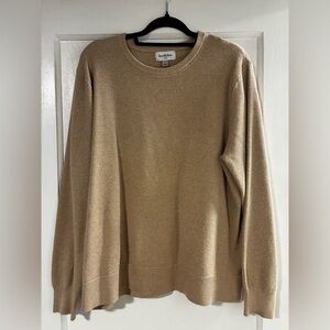 Goodfellow & Co Tan Crewneck Knit Sweater (Size: Large)
